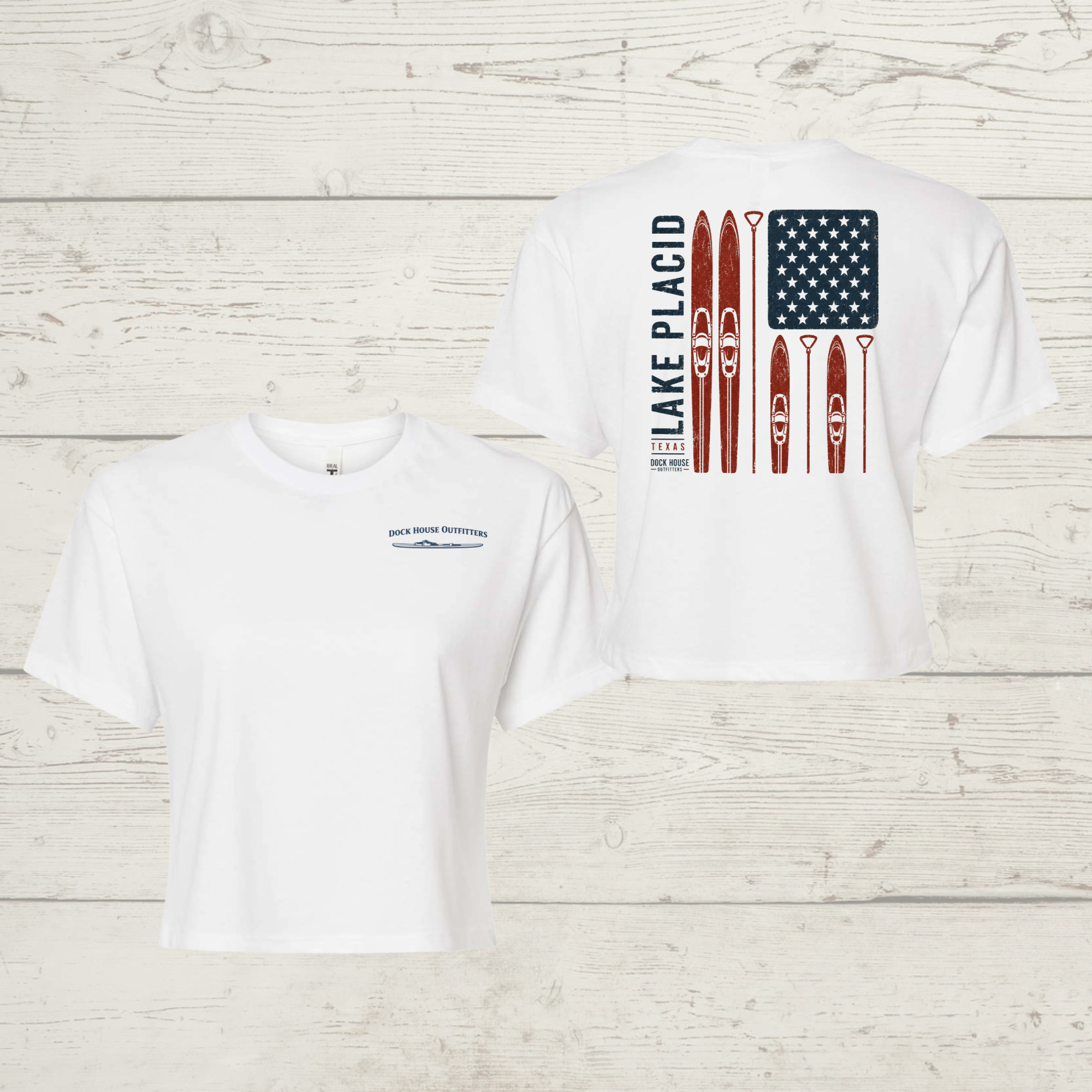 The Ski Flag Crop Top