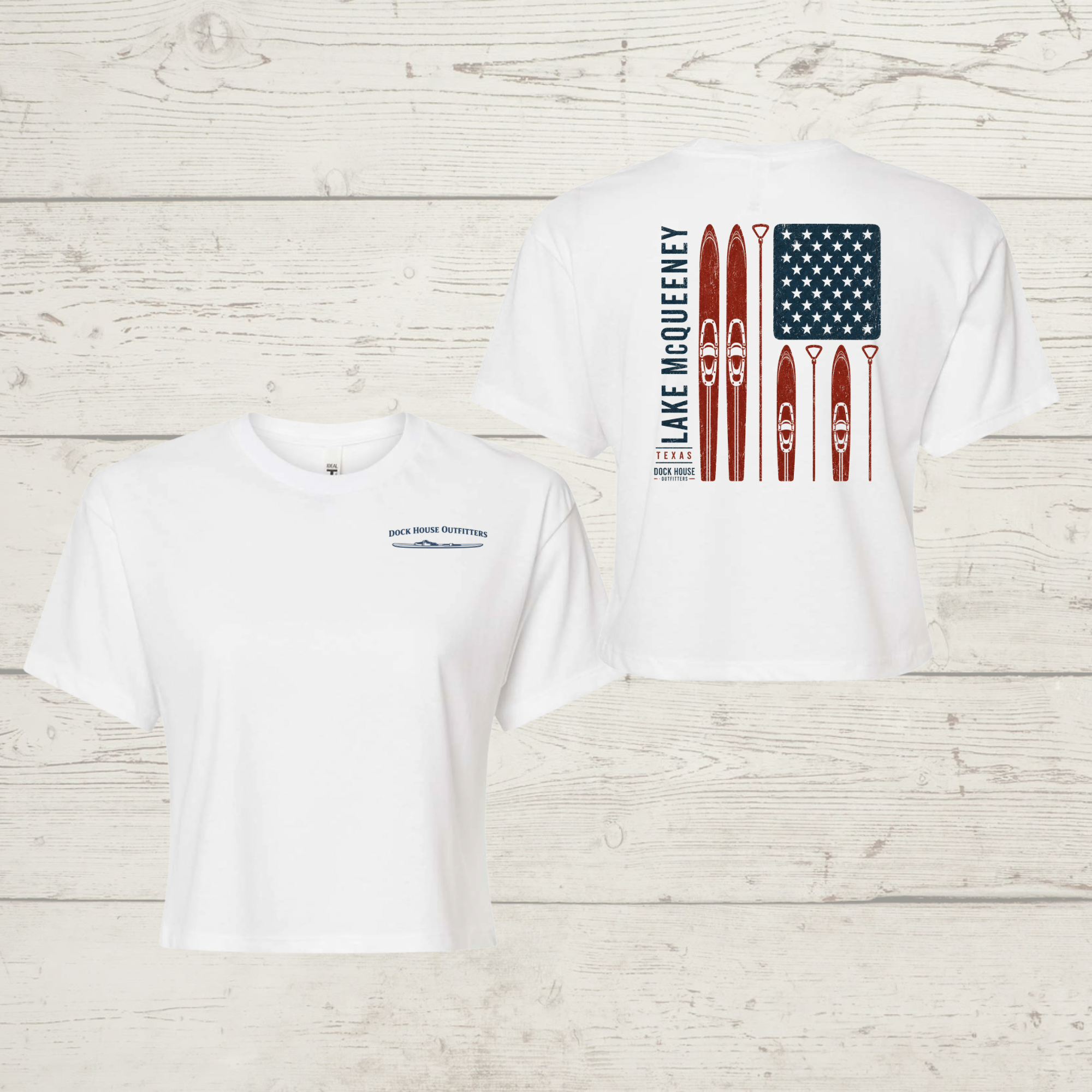 The Ski Flag Crop Top