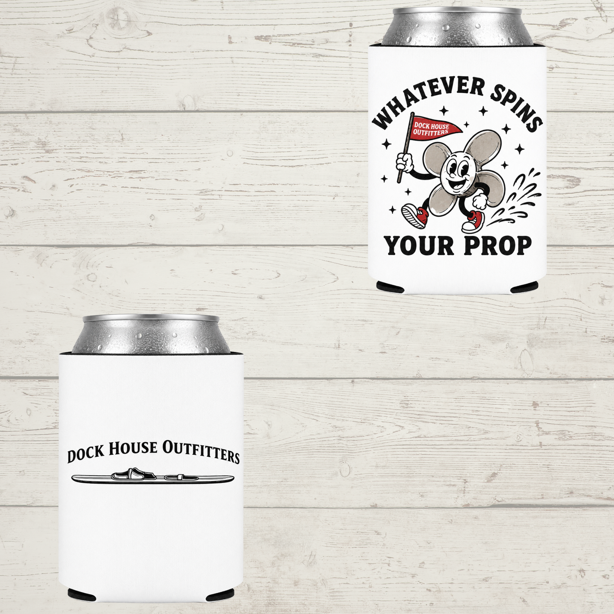 What Ever Spins Your Prop Koozie