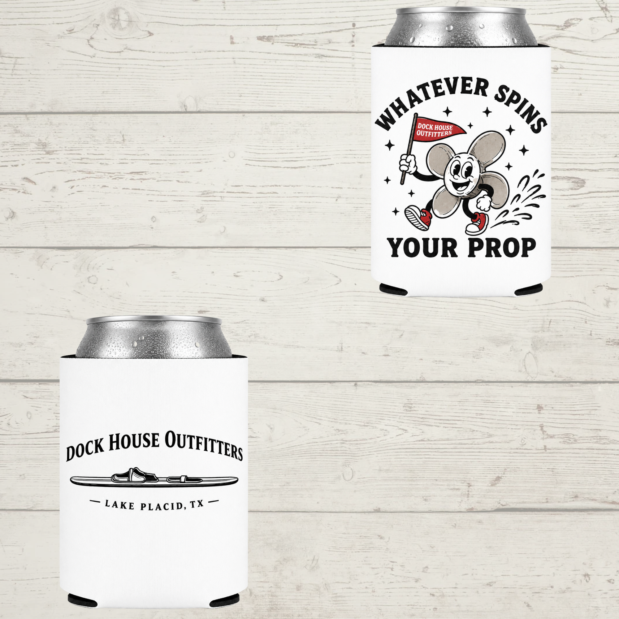 What Ever Spins Your Prop Koozie